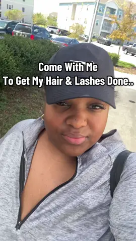 Come With Me To Get My Hair & Lashes Done😜 TGIF🥰 Did you guys pamper yourselves today? #softgirl #microinfluencer  #relatable #creatorsearchinsights 