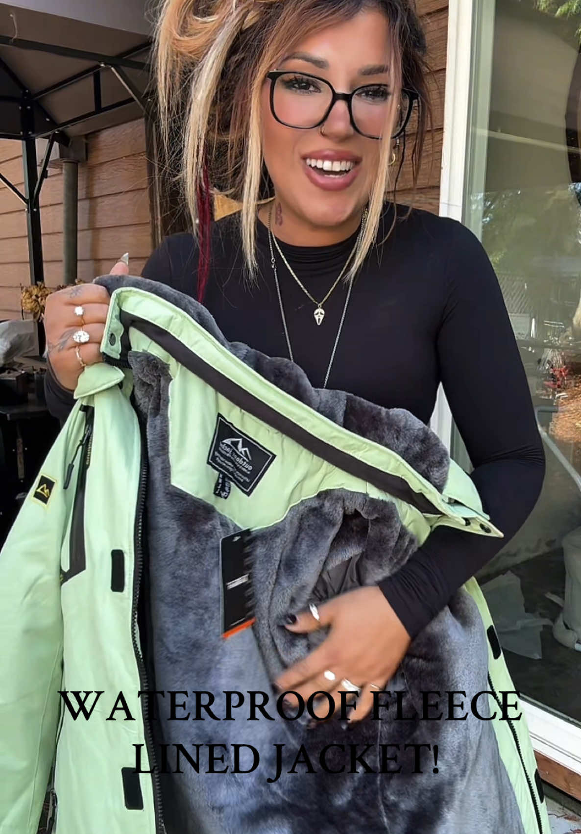 Waterproof Jacket! #TiktokShop #WaterProofJacket #FleeceLined #Jacket 