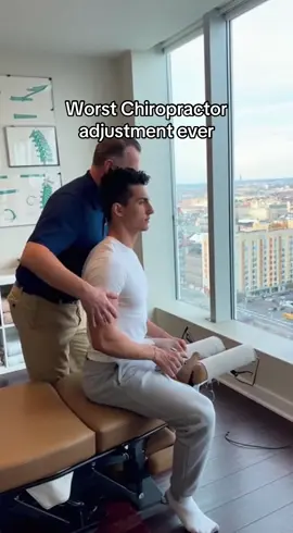 Hope you guys enjoyed this slightl adjustment! #chiropractic #chiropracticadjustment #ai 