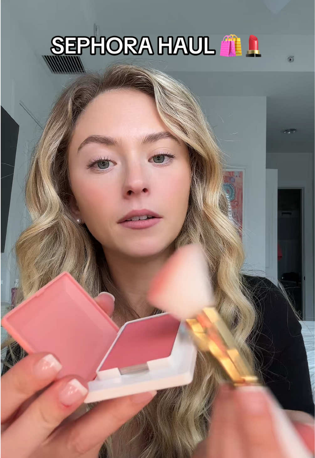 Trying out some new goodies I found at Sephora today @makeupbymario @Charlotte Tilbury @Kosas @Glossier #sephorahaul #newmakeup #makeupreview 