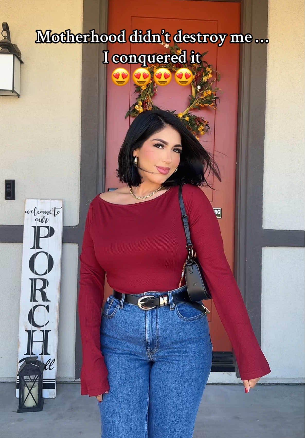 Motherhood changes you, but it doesn’t erase you. The woman you were before with her dreams, quirks, and passions still exists. Reconnect with her through small things: music you love, clothes that make you feel confident, or hobbies that remind you who you are. Here to inspire yall 😍❤️  #momof4 #motherhood #outfitinspo #outfitideas #outfitinspiration 