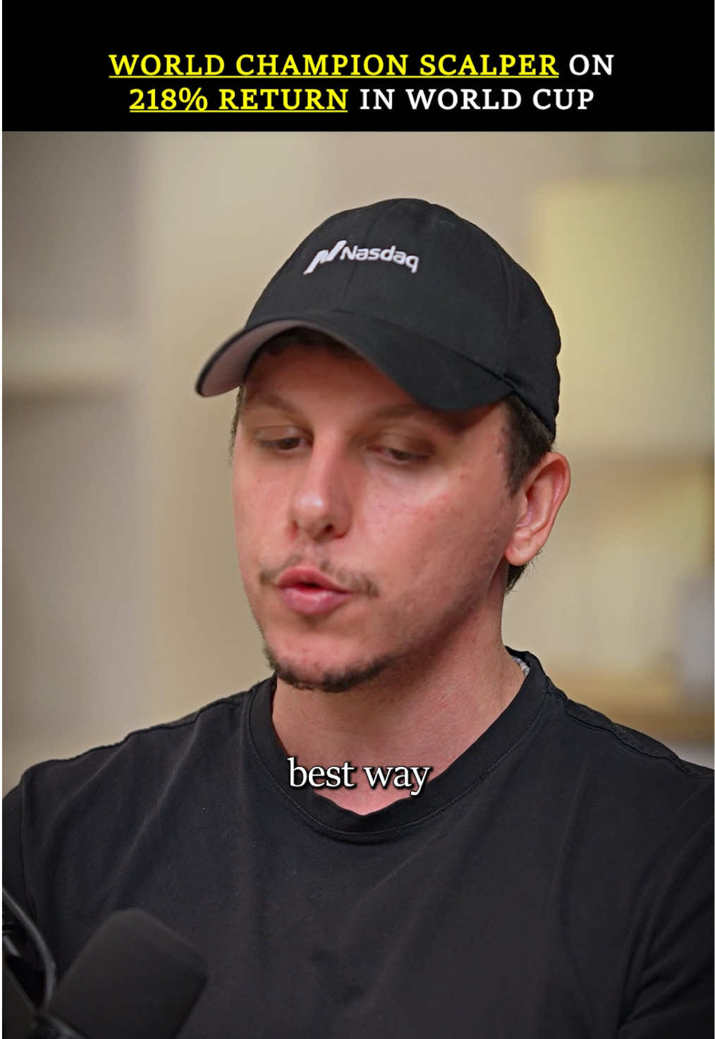 Champion scalper on his incredible 218% return in the World Cup