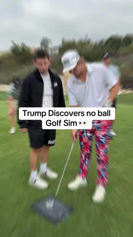 Improve at Golf from Home! We put the Golf Daddy to the test with the President 🇺🇸 #trump #usa #golfdaddy #golfing@Hammy Golf  @pootycuts @Ben Methvin 