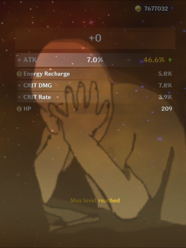 yo I genuinely can't stand this game anymore why do you only get dusts of enlightenment from stygian bro that shit hard as hell and I can only beat Menacing so I only get one per like 40 days they need to add those to Abyss or something. and there's no reason why I can only get ONE sanctifying elixir PER PATCH who the fuck decided that dumb shit when you need 2 for a sands 3 for a circlet and FOUR for a goblet I need at LEAST 3 per patch or MAYBE throw them shits in as event rewards I got 40+ crowns bruh I don't NEED that shit. add a 5 star phys support btw #GenshinImpact #genshin #eulagenshinimpact #spiralabyss fuck artifact farming AND punctuation