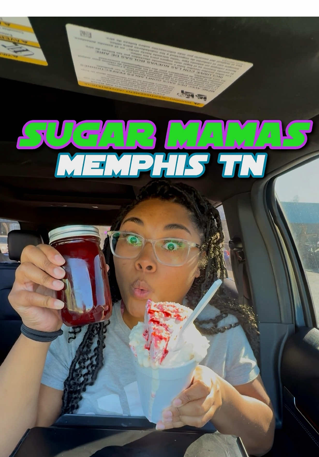 Trying Sugar Mama Snowballs in Memphis Tn! @Snoball Queen  #memphisfood #tiktokfoodie #foodies #memphiseats #memphisrestaurants       
