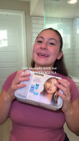Get unready with me using all of Tate’s go to products with @Neutrogena! Shop this kit on Amazon! 🫶🏼💕 #ad #neutrogena #getunreadywithme #skincareroutine 
