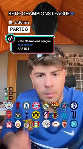 PARTE 8 / RETO DE LA CHAMPIONS LEAGUE🇪🇺 #reto #championsleague 
