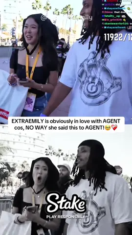 EXTRAEMILY is obviously in love with AGENT cos, NO WAY she said this to AGENT!🥹❤️‍🩹 #extraemily #agent00 #fypシ゚ 