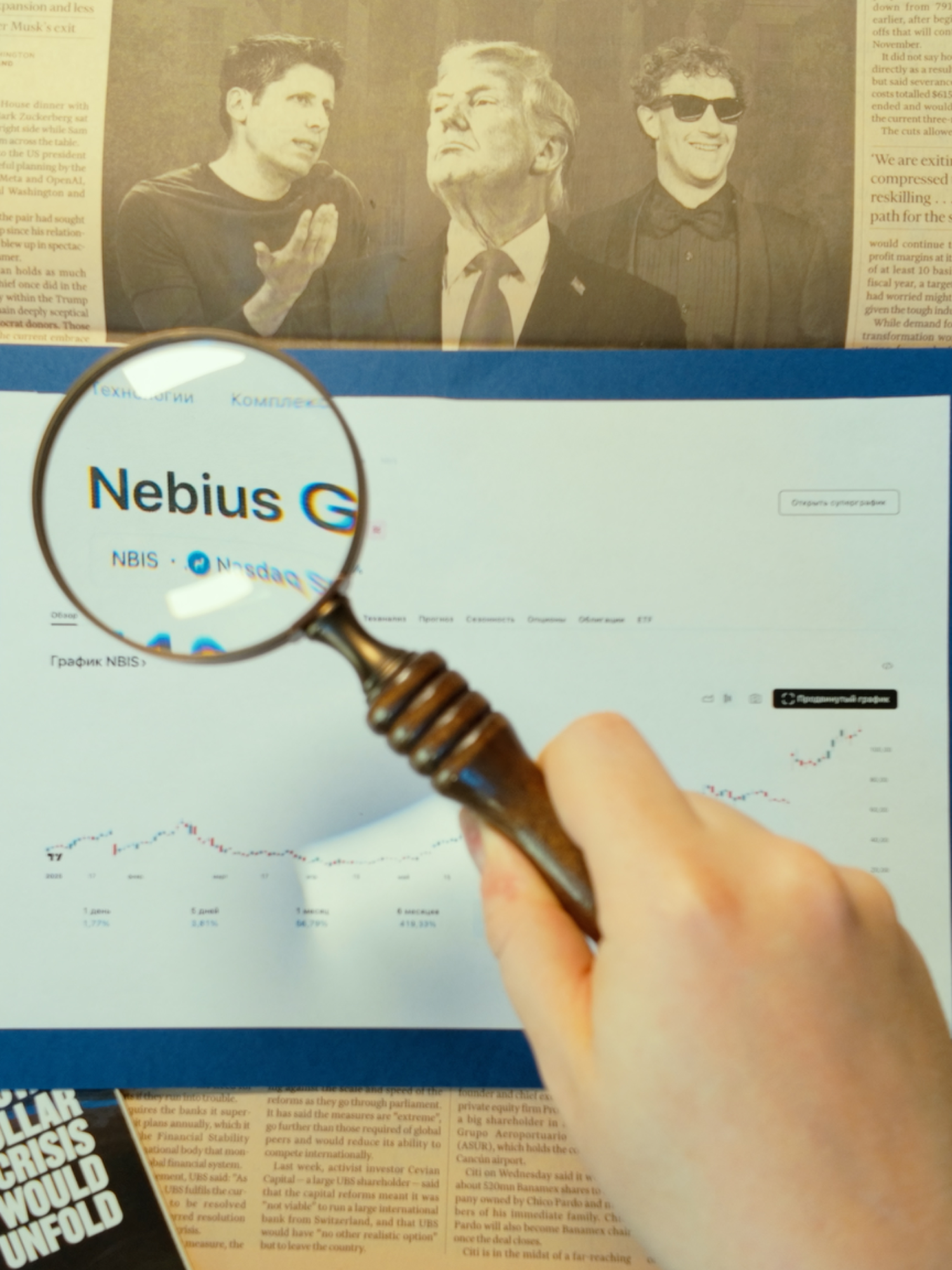 Сделка, которая потрясла рынок: стартап Nebius заключил контракт на $17,4 млрд с Microsoft Аркадий Волож создал Nebius после ухода из Яндекса, и в сентябре 2025 Microsoft купила у него мощности для AI. Акции Nebius взлетели на 44%. Уроки: кризис — шанс; инфраструктура AI — новая нефть.