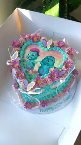 Bibble vintage heart cake🩷 #bibblebarbie #bibble #barbie #cakedecorating #cakevideo 