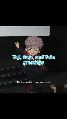 I need figure versions of these mascots #jjk #jujutsukaisen #yujiitadori #satorugojo #yutaokkotsu 