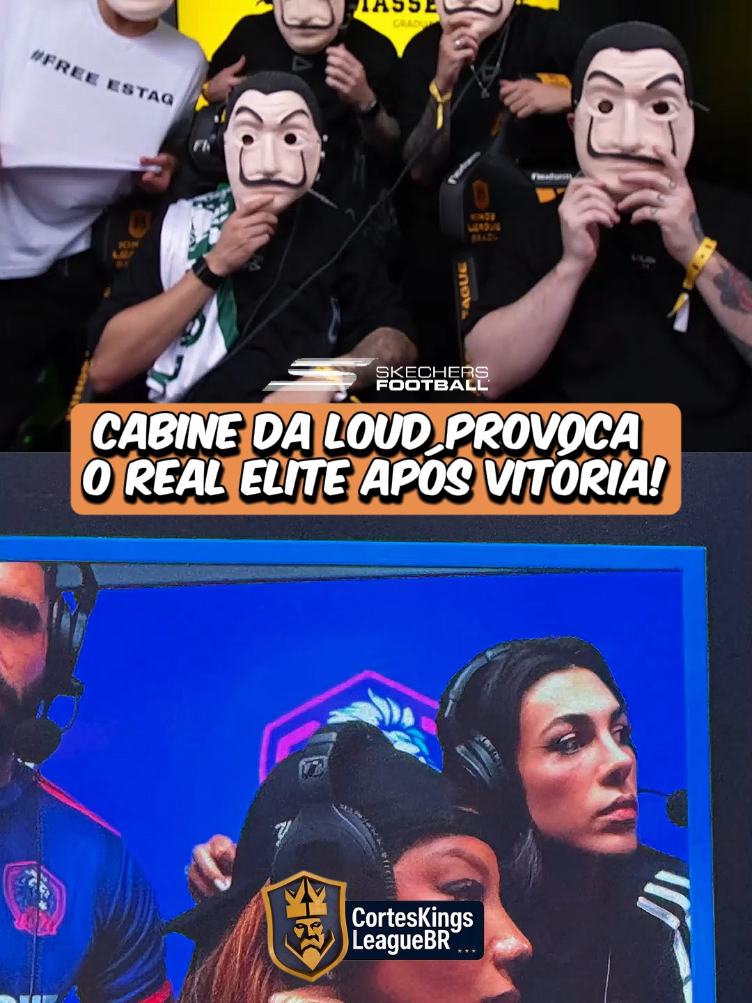 Cabine da loud provoca o real elite após goleada! #FREESTAG #loudcoringa #loudsportsclub #kingsleague #kingsleaguebrasil #kingsleaguebrazil #kingsleaguecup #nossakings #kingsleagueclips