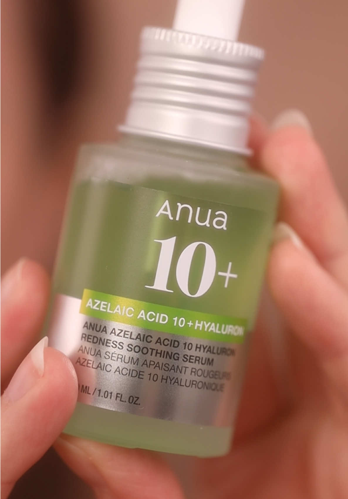 Designed for sensitive skin types, the @anua_global Azelaic Acid 10 Hyaluron Redness Soothing Serum visibly soothes and moisturises 💧 Infused with 10% azelaic acid and hyaluronic acid, this lightweight serum helps minimise redness from dryness while giving  skin a boost of hydration 💙✨ A blend of panthenol, aloe and centella locks in moisture, while niacinamide refines uneven tone over time 🙌🏻 The silky texture absorbs quickly with no residue, leaving your skin feeling smooth, calm and nourished 🫧 Anua is now available at @Boots UK 💚💚 #anuaskincare #kbeautyskincare #bootsuk #anua10 #soothingskincare 