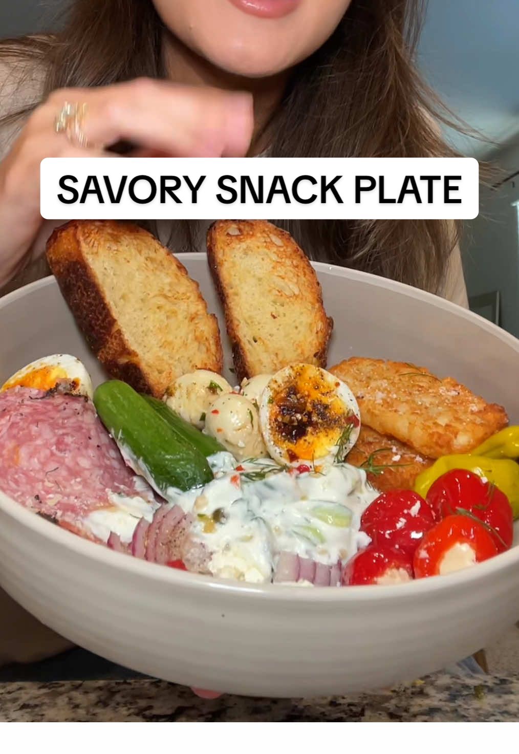 My girl dinner tonight is ELITE omg the Taziki set it off #girldinner #savorygirl #savorysnacks #snackplate #saltysnacks 