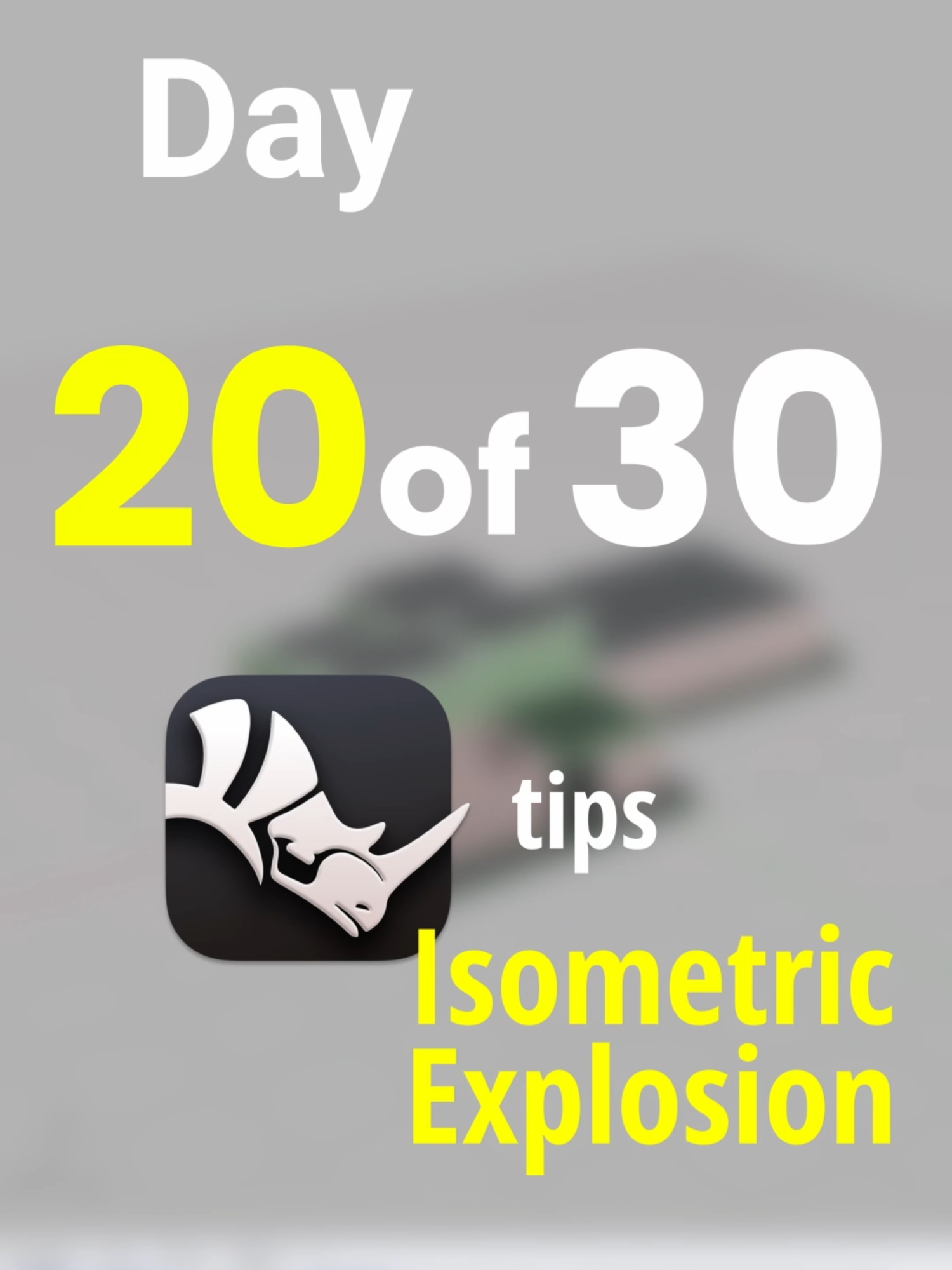 Day 20 of 30🦏 Isometric Explosion in Rhino — breaking down complex geometry into clean, floating layers! 🚀 A perfect way to visualize construction logic and reveal hidden design details ✨ #rhino #rhino3d #architecture #isometric #explodedview #3dmodeling#designvisualization