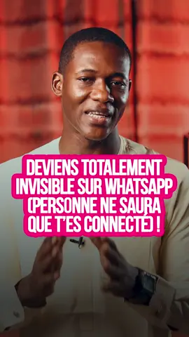 😎 Deviens totalement invisible sur WhatsApp (personne ne saura que t’es connecté) ! Découvre l’astuce secrète pour utiliser WhatsApp sans que personne ne voie ta présence, tes vues ou tes messages lus 👻💬. #AstuceWhatsApp #ModeInvisible #SecretTikTok 