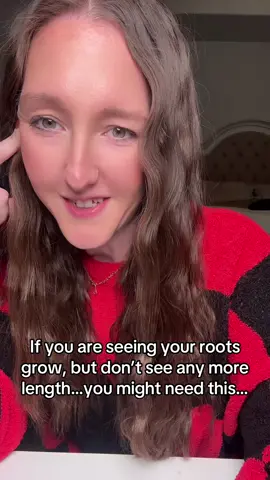 If you are seeing your roots grow, but don’t see any more length…you might need this…  #lengthretention #hairgrowth #splitends #damagedhair #hairdamage 