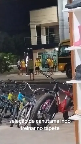 seleção de canutama indo treinar no tapete arena Barretão 