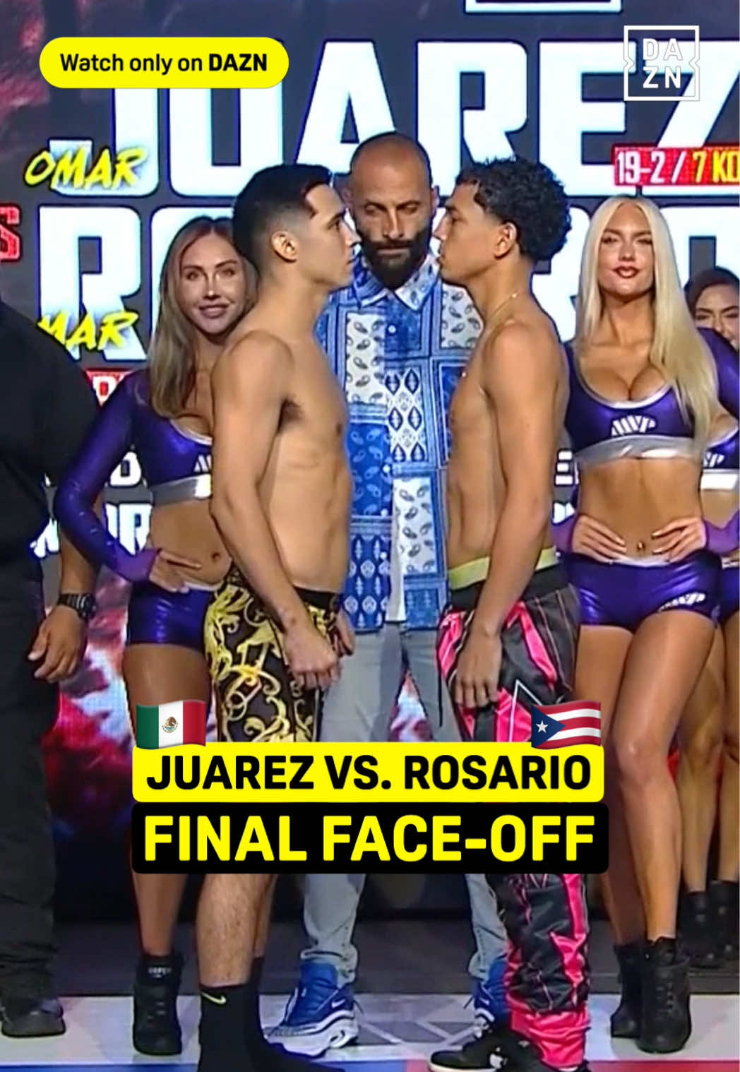 Super-lightweight BATTLE! 🔥 ⚡️Omar Juarez vs. Omar Rosario 🇵🇷 #Prospects16 | Oct 18 | Live on DAZN #fyp #boxing #dazn #texas 