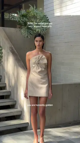 A moment for these looks. Shop resort looks, online now. #MESHKI #resort #bts #minidress 