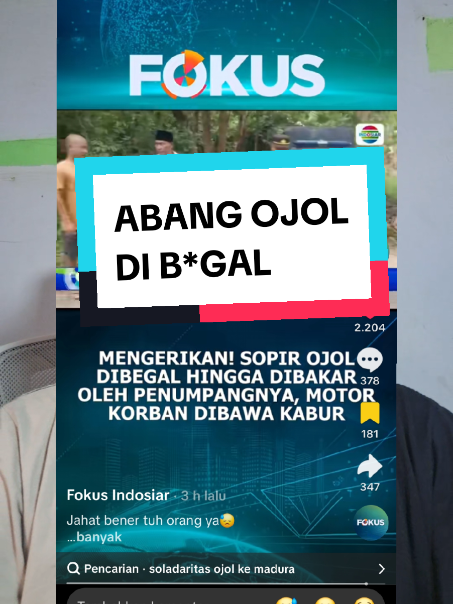 Abang ojol di b*gal dan dib*kar,dan polisi masih telusuri kejdianya. #grab #jawabarat #ojekonline #moduskejahatan #moduskriminal 