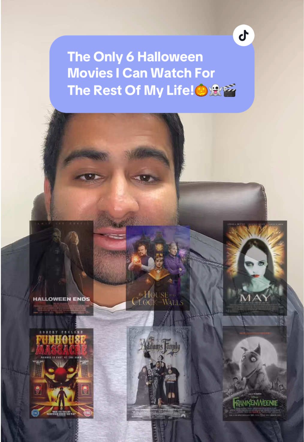 “The Only 6 Halloween Movies I Can Watch For The Rest Of My Life!”🎃👻🎬 ••• #halloween | #movienight | #spookyseason | #flashbackfriday | #desi |