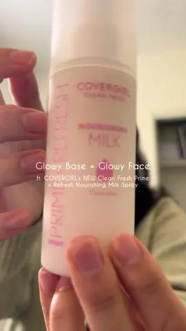 Prime AND Refresh your skin using @COVERGIRL Clean Fresh Nourishing Milk Spray #covergirl #easybreezybeautiful #primeandrefresh #gifted 