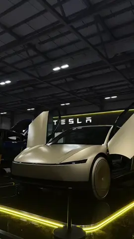 Tesla's Cybercab is fully autonomous and has no steering wheel. It's designed to pick you up without a driver. Welcome to the future.🤖🚖