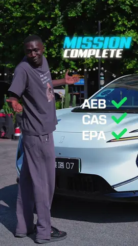 I passed the hotpot driving test 🤣 #learnfromkhaby #avatr 