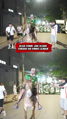 Olha como Jon Vlogs chegou na kings league @Jon Vlogs #jonvlogs #kingsleague #bdj #festa 