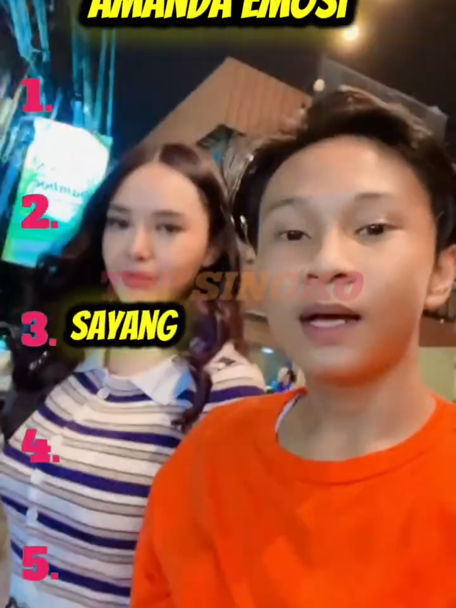 Top 5 Fajar Buat Amanda Emosi #fajarsadboy #amandamanopo #kennyaustin #trending #viralvideo 