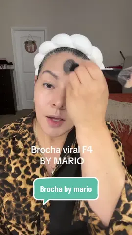 Brocha viral by Mario es la mejor brocha que he usado es la f4 y te la recomiendo#brocha #brush #bymario #makeup #maquillaje 