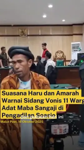11 Warga Adat Maba Sangaji adalah Pejuang Lingkungan.  @Sherly Tjoanda @purbayayudhis @officialprabowo_s 