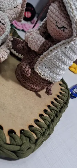 Mini Pesebre Adorable 😍 🥰 Agarro pedidos, hago envíos a todo Paraguay 🥰🤗 #paraguay #fyp #emprendedor #amigurumi 