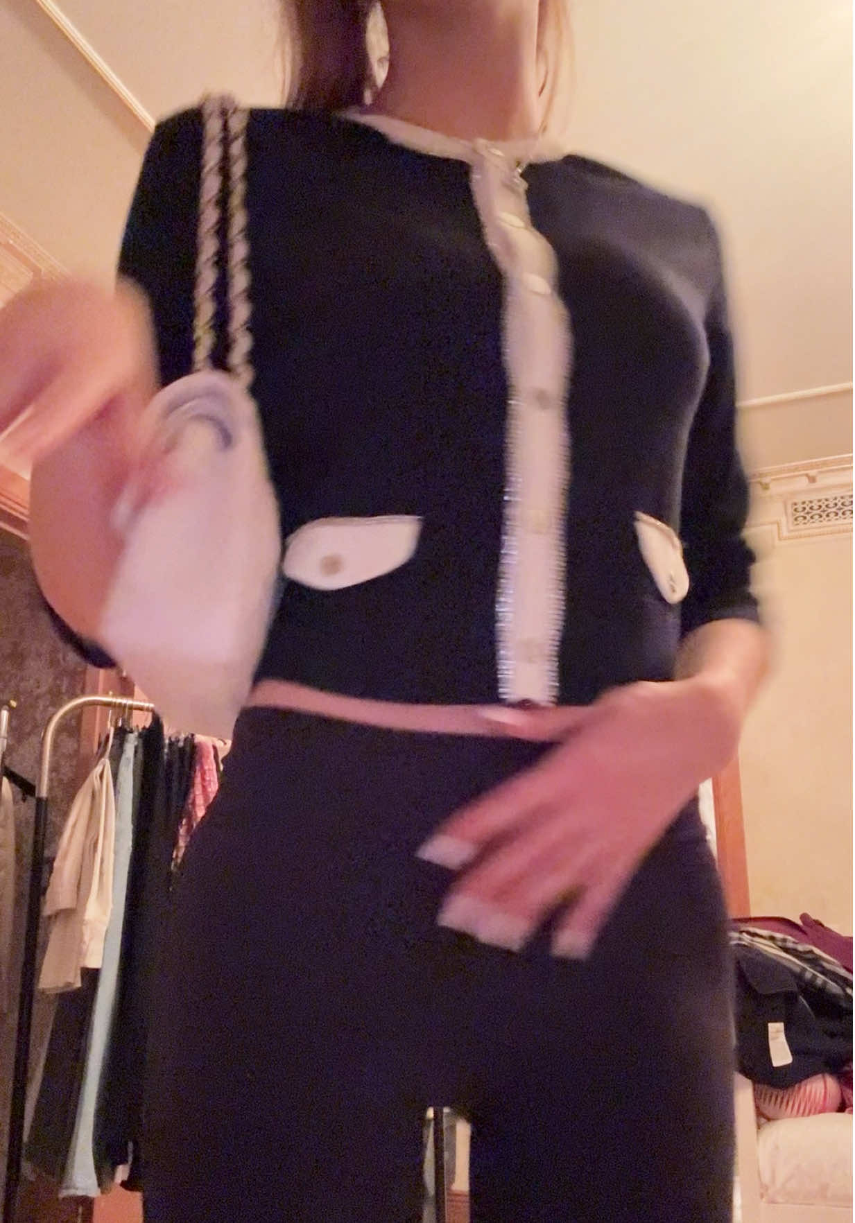 🤍🖤                                                                                                                                                                                                                                   ….                                                                                                                                                                                                                                                                                                                                   ……..                                                                #fyp #fitcheck #chanel #outfit #OOTD 