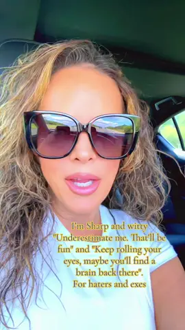 I’m Sharp and witty 