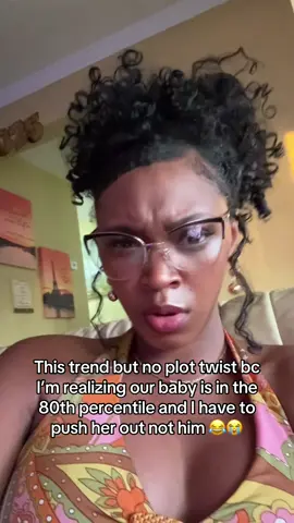 Not our baby being in the 80th percentile at 20 weeks… what do I do yall? 😂 #80thpercentile 