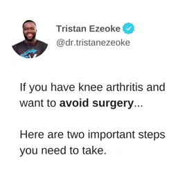If you want to move freely again and avoid knee surgery: Then comment below with “NO SURGERY” for a free knee fix demo with me. I’ve had multiple clients completely avoid surgery even with bone-on-bone knees. So if you’re working on the right areas and reducing knee inflammation naturally… You CAN be able to avoid surgery and squat, lunge, run, dance, wear heels, go up and down stairs, and freely engage in activity without worrying about pain as you age. #arthritis #meniscusexercises #arthritis #kneeosteoarthritis #arthritisrelief           