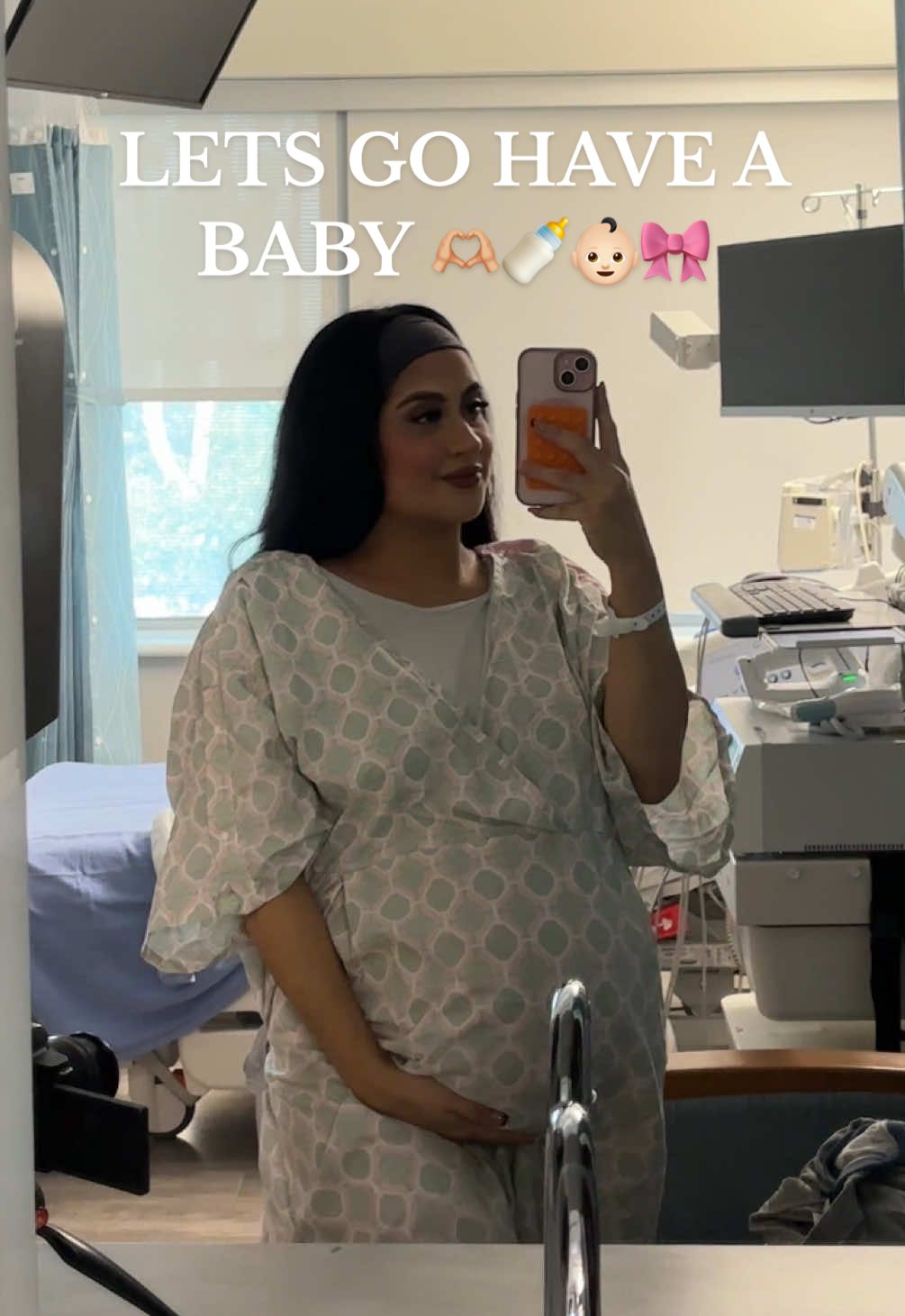 another baby to love… 💗  #39weekspregnant #csection #laboranddelivery #newborn #Vlog 