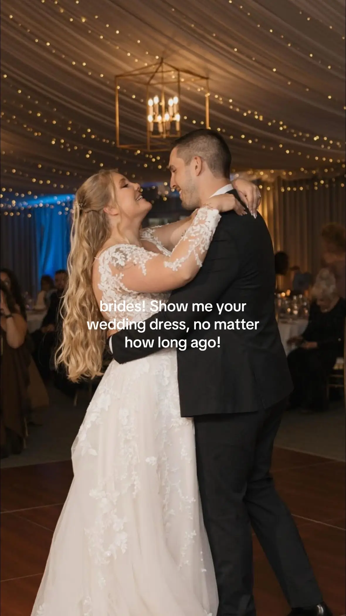 I wanna see allll the pics ladies 🫶🏻 #showmeyourweddingdress #weddingdress #yestothedress #weddingday #fyp