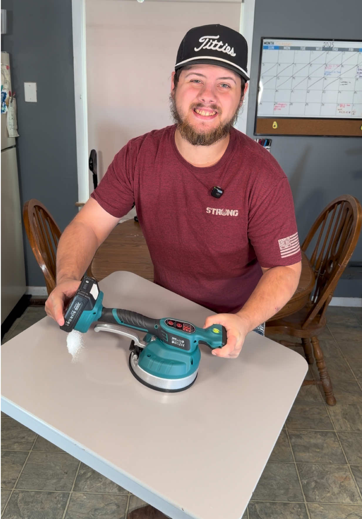 This tool is STRONG! #Tile #TileWork #DIYTools #Tools #TikTokShopFinds 