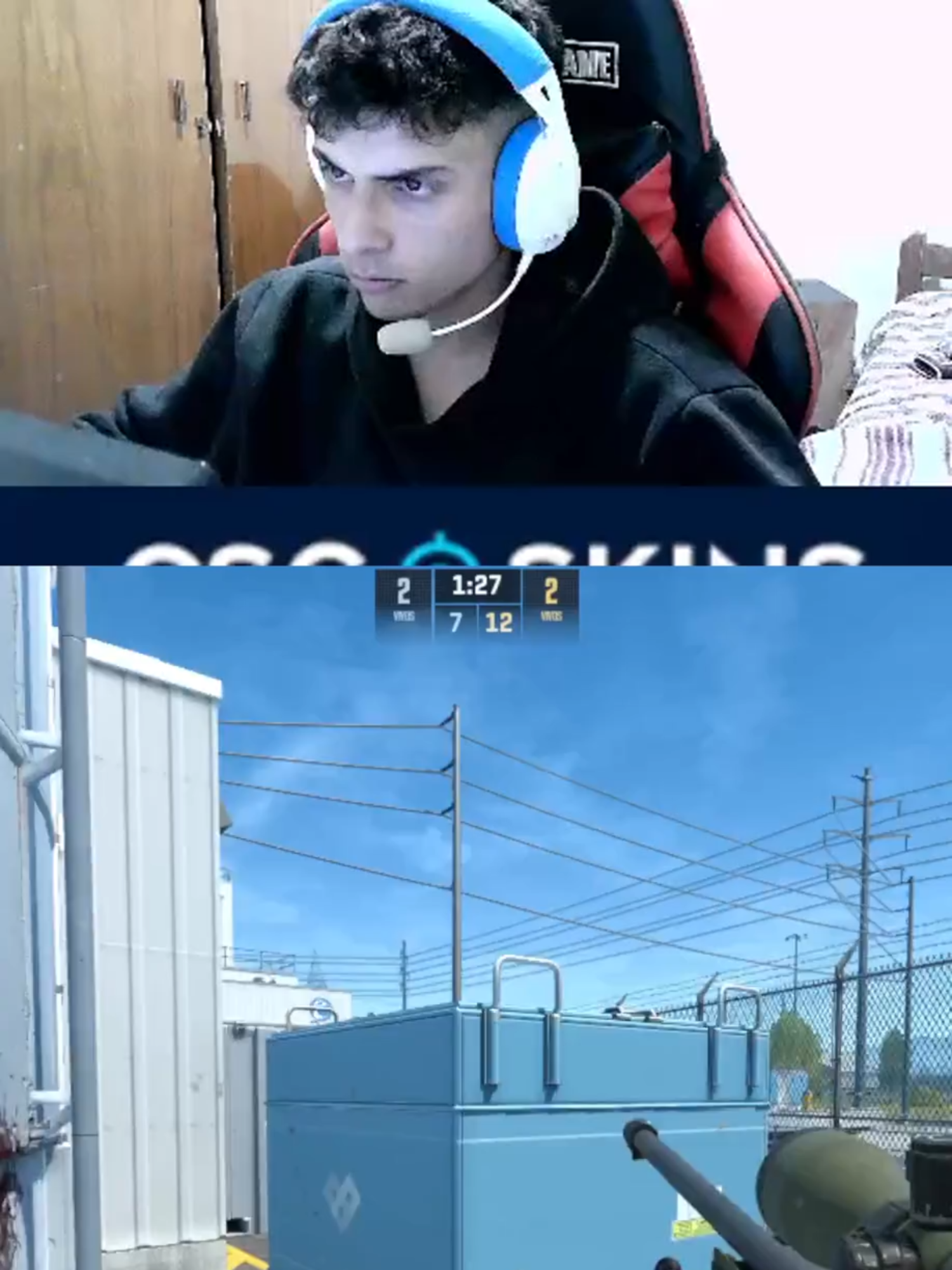 ace con taser#clips #kick #cs2 #counterstrike