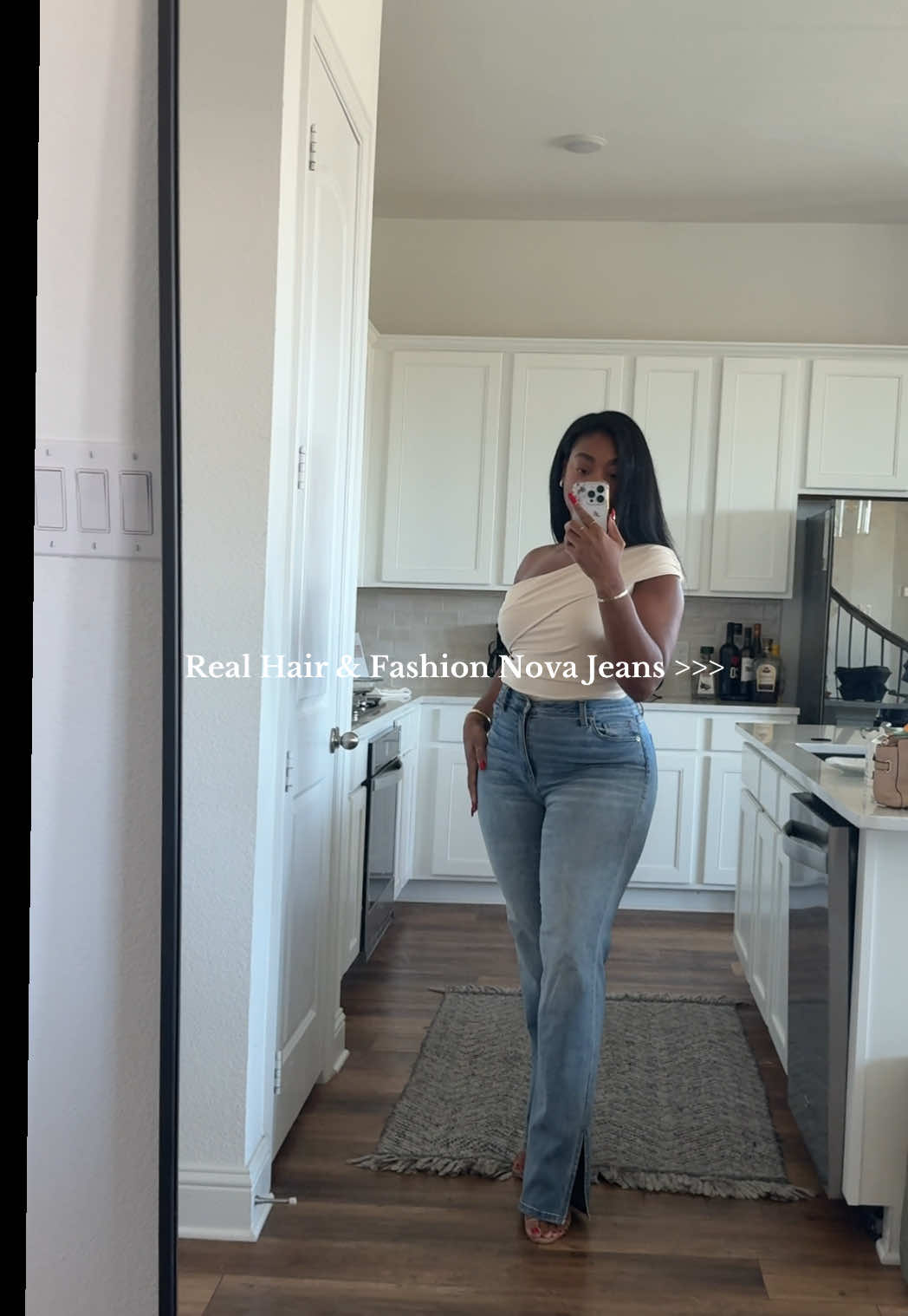Happy Friday from me and my Fashion Nova Jeans.  #dallasrealtor #OOTD 