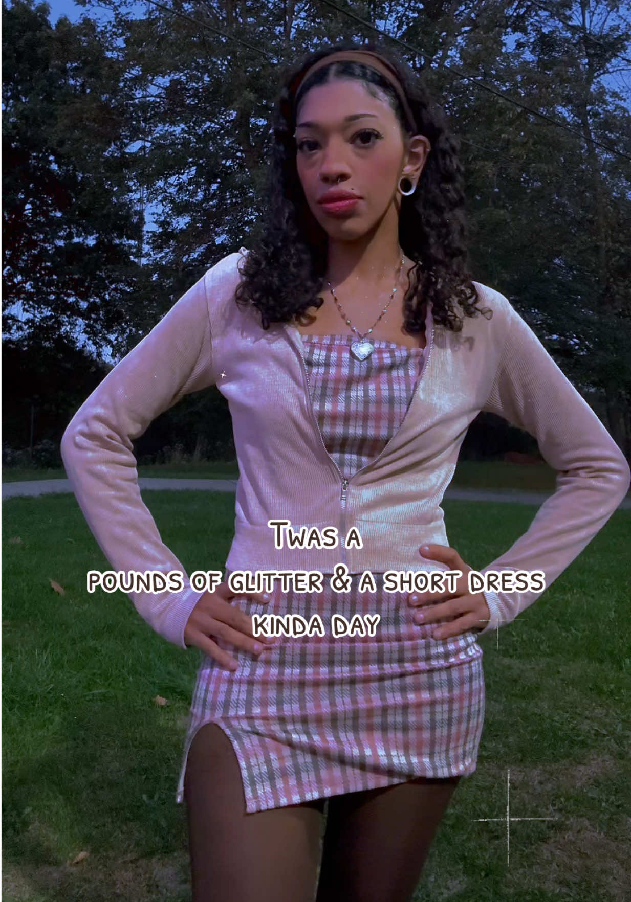 draftsposting cause this fit deserved some shine #draft #OOTD #glitter 