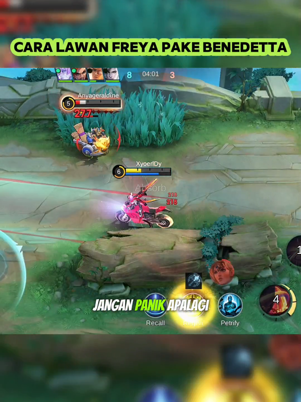 Cara lawan freya pake bendetta #MLBB9TH #MLBB 