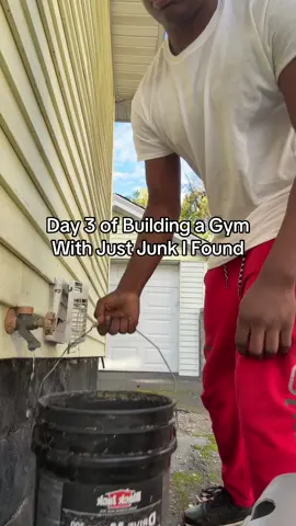 Turning junk into a full home gym💪  #diygym #HomeWorkout #fitnesshacks #Fitness #gym