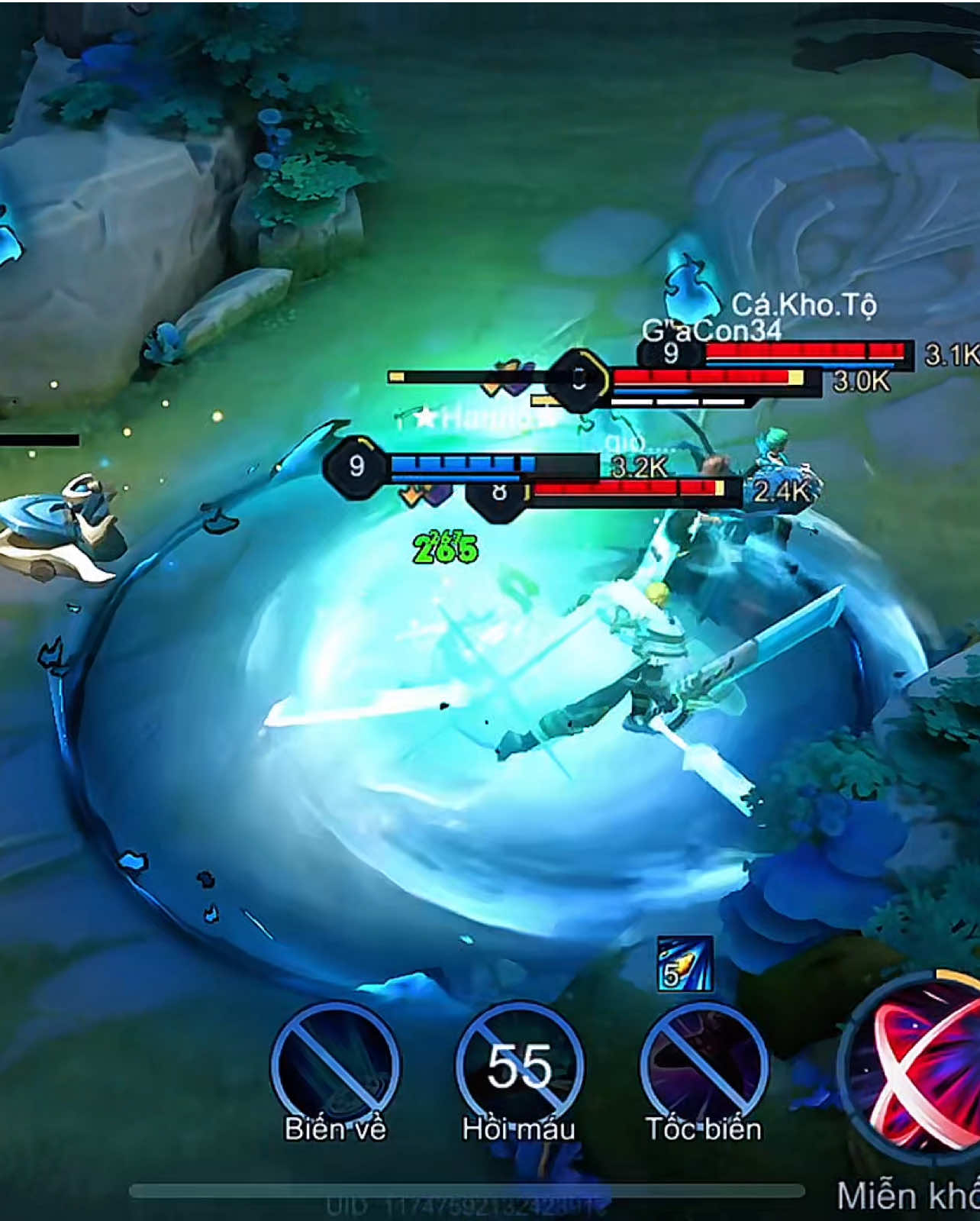 Wombo combo khiến team bạn 