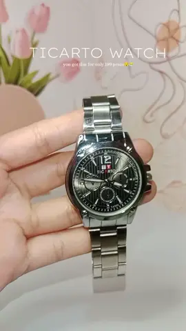 Ticarto watch for Men for only 199 pesos‼️💗#ticartowatch #watchformen #fyp #affeliate #watchformen 