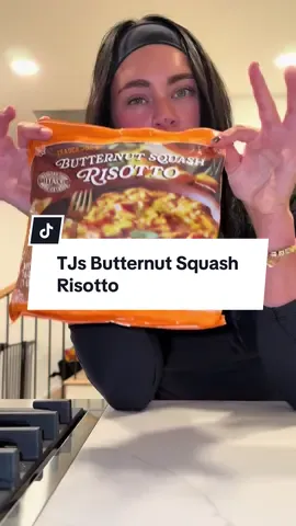 Trying the seasonal butternut squash risotto from @Trader Joe's #traderjoes #traderjoesfoodreviews #traderjoeshaul #traderjoesfinds #traderjoesfallitems 