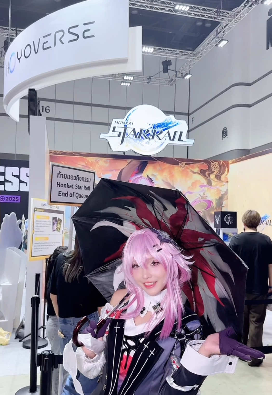 เอาบรรกาศEvernightเที่ยวงานเกมวันแรกมาฝาก ได้ของแจกจากบูธ น้องหมี Honkai Star Rail เยอะมาก !!  ✨ #HonkaiStarRail #EverNight